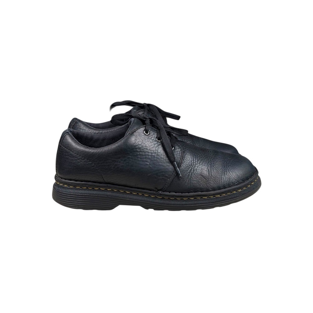 Doc Dr Marten's Hazeldon Oxford Classic Pebbled Black Leather Men's US Size 9